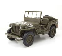 Willys Jeep Fuoristrada US Army Militare 1941 Modello 1:18 Welly Verde