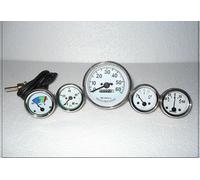 Willys MB Jeep Ford Gpw Tachimetro Temp Olio Combustibile Amp Calibri White Viso