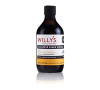 Willys Org Aceto di sidro di mele con miele curcuma e pepe, 500 ml, confezione da 2