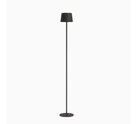 Wilmà Floor Piantana Dimmerabile Senza Fili Impermeabile IP54 in Alluminio Autonomia 23 Ore, Lampada Led Ricaricabile con Touch Control e Base Antiribaltamento, Altezza Modulare (Nero)