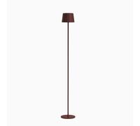 Wilmà Floor Piantana Dimmerabile Senza Fili Impermeabile IP54 in Alluminio Autonomia 23 Ore, Lampada Led Ricaricabile con Touch Control e Base Antiribaltamento, Altezza Modulare (Corten)