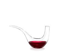 Wilmax Caraffa per decantare il vino rosso - 900 ml - Caraffa per vino in vetro - Caraffa per decantare - Bicchieri da vino bianco