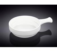 Wilmax Casseruola con manico - 450 ml - Resistente al calore e al forno - Bianco - WL-997013/A