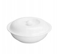 Wilmax - Ciotola in porcellana - 1700 ml - Insalatiera - bianca - per snack, insalate - Ø 26 cm - Cestino per frutta, cereali - Elegante e resistente ai graffi - Ideale come regalo