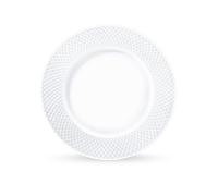 Wilmax | 6 pezzi | Ø 25,5 cm | Piatto piano bianco in porcellana | Piatto piano | Lavabile in lavastoviglie | Piatto da colazione | Piatto da torta | Confezionato in elegante confezione regalo