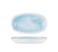 Wilmax - Piatti decorativi - 1 pezzo - 30,5 x 18 cm - Piatto da portata ovale in porcellana - Lavabile in lavastoviglie - Piatto per la colazione - Piatto da dessert