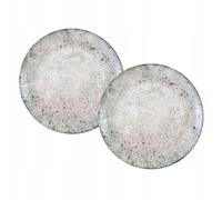 Wilmax - Piatti decorativi - 2 pezzi - Ø21 cm - da dessert in porcellana - Lavabili in lavastoviglie - da colazione - Piatti da torta