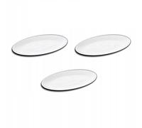WILMAX Piatto da 36 cm - Set da 3 pezzi WL-992023/A