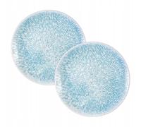 Wilmax - Piatto decorativo - 2 pezzi - Ø25cm - Piatto da dessert in porcellana - Lavabile in lavastoviglie - Piatto da colazione - Piatto da dessert