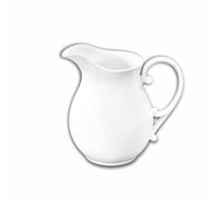 Wilmax - Teiera bianca - 830 ml - Teiera in porcellana per bevande fredde e calde - Beccuccio largo - Alta qualità - Per uso domestico, ristorazione - Teiera - Confezione regalo