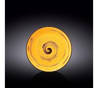 Wilmax WL-669412/A - Piatto rotondo in porcellana, diametro 20,5 cm, colore: Giallo
