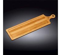 Wilmax WL-771009/A - Vassoio in bambù, lunghezza 45,5 cm, larghezza 12 cm
