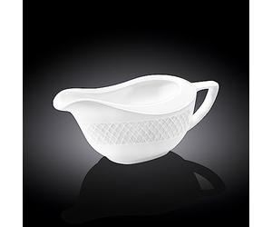 Wilmax WL-880123/1C - Salsiera in porcellana, capacità: 230 ml, colore: Bianco