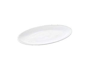 Wilmax WL-992021/A - Piatto ovale in porcellana, lunghezza 25,5 cm, colore: Bianco
