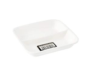 Wilmax WL-996050/A - Smalto per soia, in porcellana, 8,5 cm, larghezza 8,5 cm, colore: Bianco