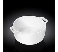 Wilmax WL-997034/A - Pirofila in porcellana con manico, 15,5 cm di lunghezza, 6,5 cm di altezza, capacità 510 ml, colore: Bianco