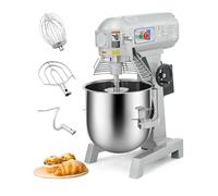 Wilprep 30L Impastatrice Planetaria Professionale 1100W 3 Velocità Regolabile Multifunzione Robot da Cucina per Pane, Pizza, Pasticceria con Ciotola in Acciaio Inossidabile