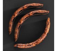 WILSEM 3 Pezzi/Set Coprivolante per Auto per Jeep per Renegade per Compass per Wrangler JK JL Accessori (Color : 1 UK)