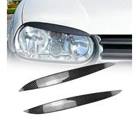 WILSEM Auto Anteriore del Faro della Lampada Sopracciglio Copertura Trim Sticker per per Golf MK4 1997 1998 1999 2000 2001 2002 2003 2004 2005