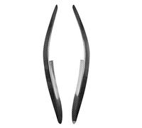 WILSEM Auto Faro Sopracciglio Faro Palpebra Trim Anteriore in Fibra di Carbonio Head Light Copertura della Lampada Brow Coperchio Sticker per Accord 1998-2002