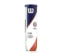 Palline da tennis Wilson Roland Garros Clay Ct 4 pezzi giallo WRT115000