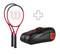 Wilson 2 Clash 100 Pro V2.0 In aggiunta borsa per racchetta - Taglia 1