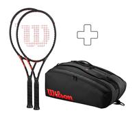 Wilson 2 Clash 100 Pro V3.0 In aggiunta borsa per racchetta (2025) - Taglia 1