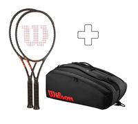 Wilson 2 Clash 100 V3.0 In aggiunta borsa per racchetta (2025)