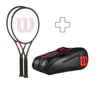 Wilson 2 Clash 100 V3.0 In aggiunta borsa per racchetta (2025) - Taglia