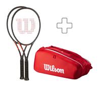 Wilson 2 Clash 100 V3.0 In aggiunta borsa per racchetta (2025) - Taglia