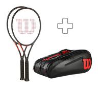 Wilson 2 Clash 100 V3.0 In aggiunta borsa per racchetta - Taglia L4