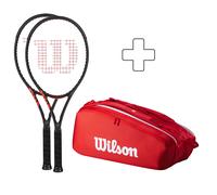 Wilson 2 Clash 100L V3.0 In aggiunta borsa per racchetta (2025) - Taglia 1