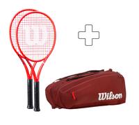 Wilson 2 Defyer 100 V1 In aggiunta borsa per racchetta (2026) - Taglia 4