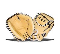 Wilson 2021 A2000 Cm33 Uomo, 33-Biondo/Nero-Guanti Standard, L