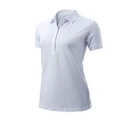 Wilson Authentic, WGA700623 Polo Sportiva da Donna, Poliestere, Bianco, S