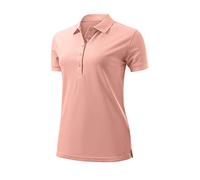 Wilson Authentic, WGA700625 Polo Sportiva da Donna, Poliestere, Rosa, XL