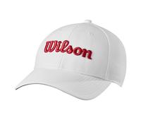 Wilson Berretto Tour - bianco/rosso, bianco, Taglia unica