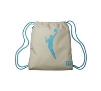Wilson Borsa con Coulisse WNBA Heir, Con Scomparti di Facile Accesso, Tasche Spaziose e Spazio Aggiuntivo, Colore: Beige/Turchese