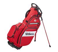 Wilson Borsa da golf, Borsa da trasporto EXO II, Rosso/Bianco, Supporto integrato