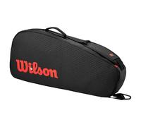 Borsa per racchette Wilson Clash V3 3PK Racquet Bag Black/Infrared