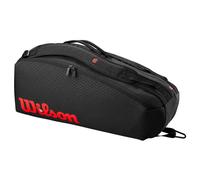 Borsa per racchette Wilson Clash V3 6PK Racquet Bag Black/Infrared