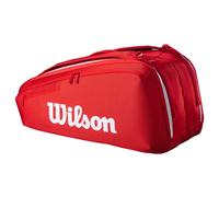 Borsa per racchette Wilson Super Tour Red 9PK 2025