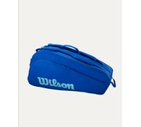 WILSON Ultra V5 Tour - Borsa per racchette da tennis, contiene fino a 12 racchette, colore: Blu