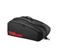 Borsa per racchette Wilson Clash V3 15PK Racquet Bag Black/Infrared