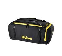 Wilson Borsone OPTX, In Poliestere Resistente con Spallacci Convertibili, Nero/Giallo