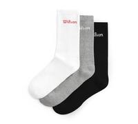 Calzini da tennis Wilson Crew Logo 3P - Multicolore (43-46)