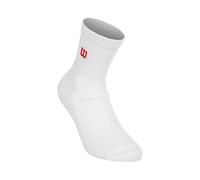 Wilson Calzini Quarter Top, Bright White/Infrared, L Unisex-Adulto