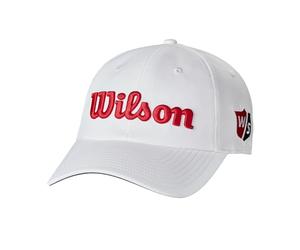 Wilson Cappello W/S PRO Tour, Materiale Leggero, Accessori da Golf per Uomo, Bianco