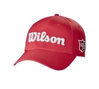 Wilson Cappello W/S Pro Tour, Materiale Leggero, Accessori da Golf per Uomo, Rosso