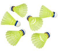 Wilson Championship Volani da Badminton, Confezione da 3, velocità 78, Plastica/Sughero Naturale, WRT6040YE78, Giallo